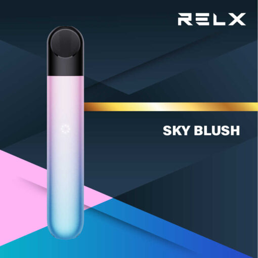 บุหรี่ไฟฟ้า pod รุ่น relx infinity sky blues