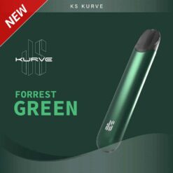 บุหรี่ไฟฟ้า pod KS KURVE Forest Green Color (KS Kurve สีเขียวแมลงทับ)