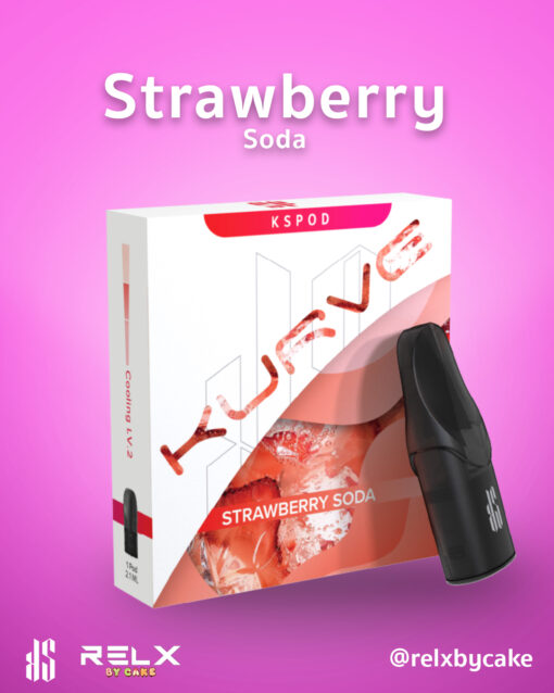 น้ำยาบุหรี่ไฟฟ้า pod KS Kurve Pod Strawberry