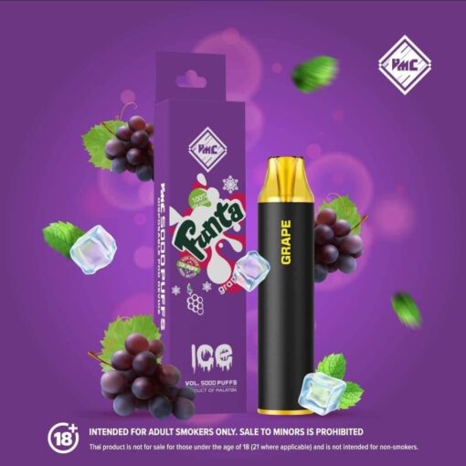 VMC POD 5000 Puffs กลิ่น Fanta Grape (แฟนต้าองุ่น)