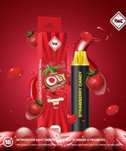 VMC 5000 Puffs กลิ่น Strawberry Candy (ลูกอมสตรอเบอร์รี่)