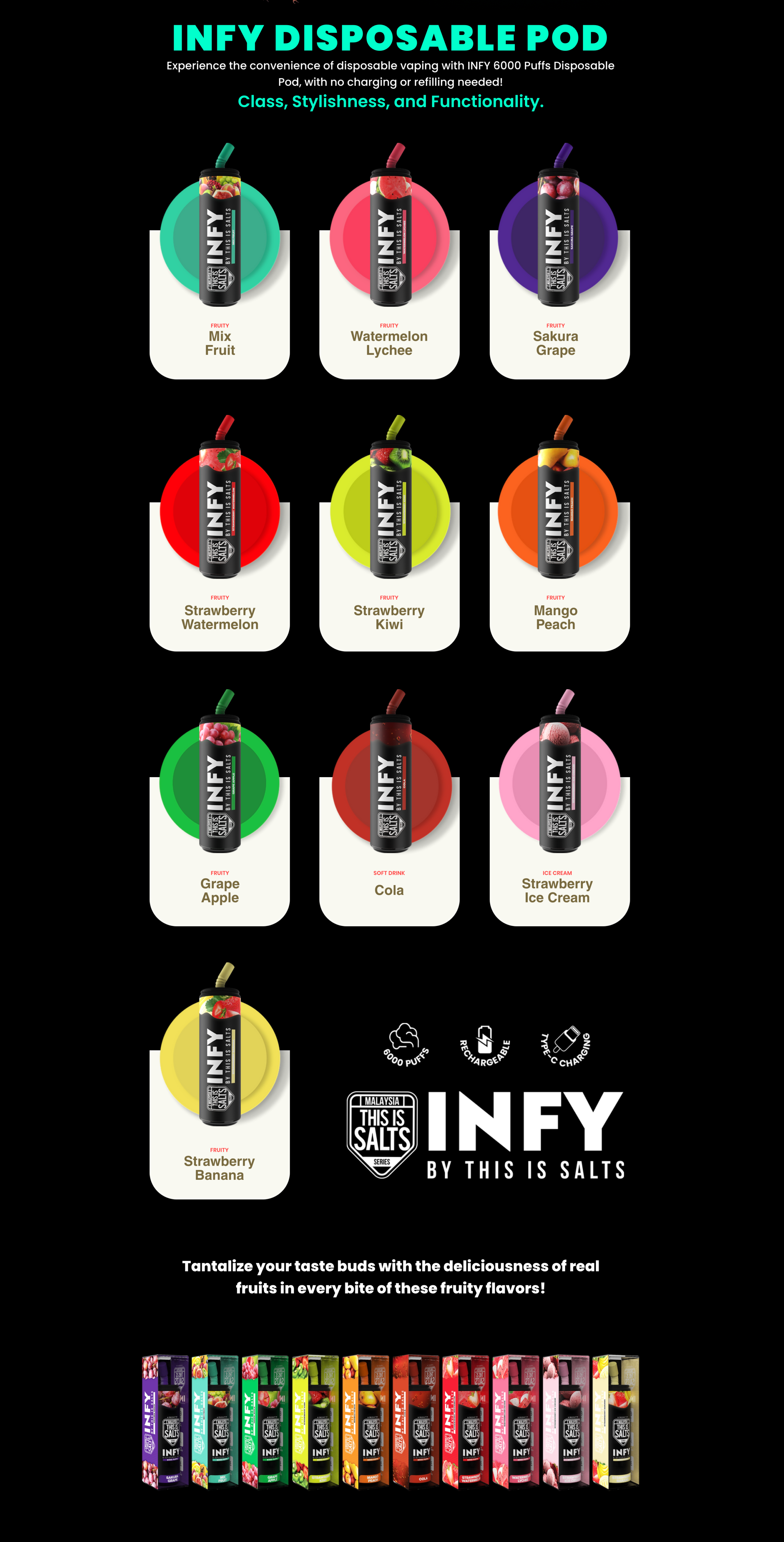 Infy 6000 Puffs Product
